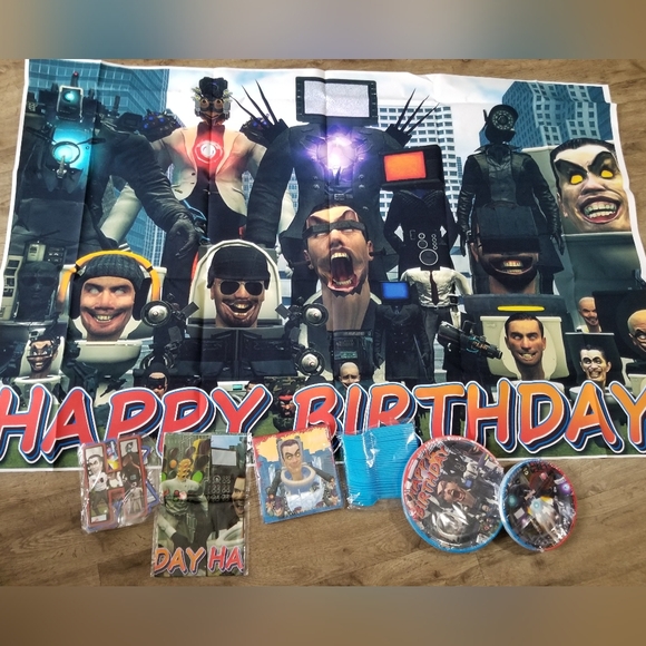 Other - Skibbidi Birthday Party Supplies